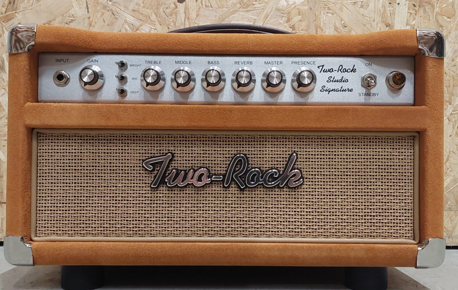Two Rock Studio signature head golden brown suede