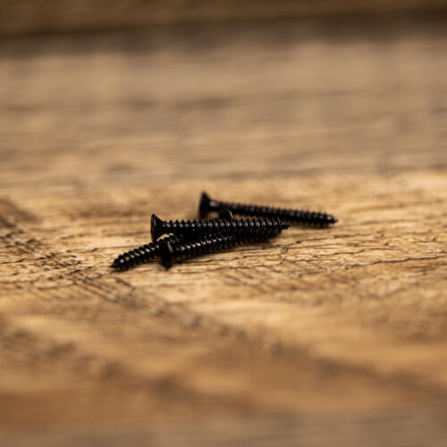 TV jones, parts, EM Gibson-Style Ring Mounting Screws, 4 Pack, Black