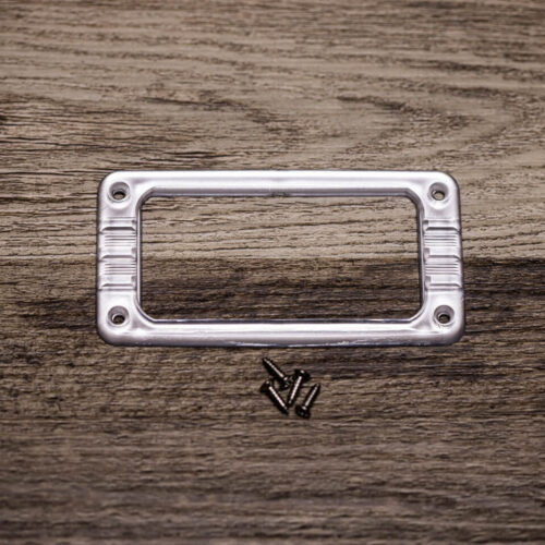 TV Jones, parts, Gretsch-Style pickup ring with screws, silver