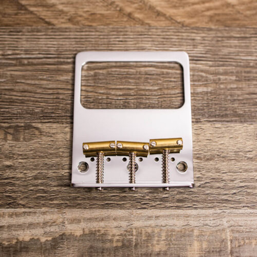 Tv jones, parts, Tele plate , Filter'Tron, chrome, 3 saddles