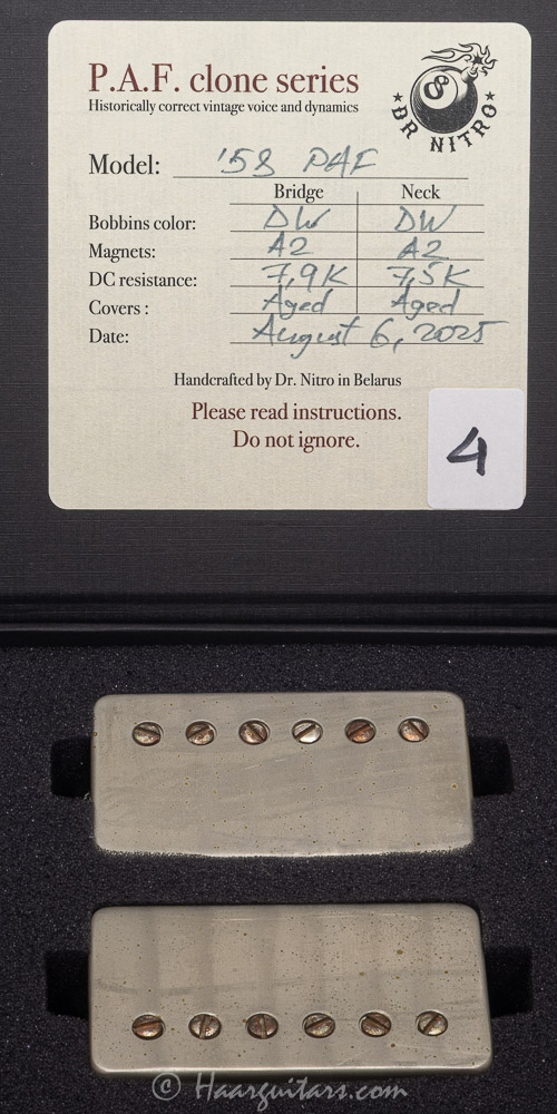 Dr. Nitro, '58 PAF, set(4), nickel aged