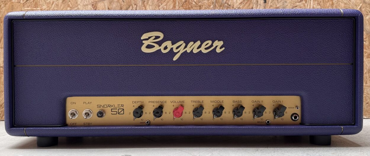 Bogner Snorkler 50 head., purple tolex