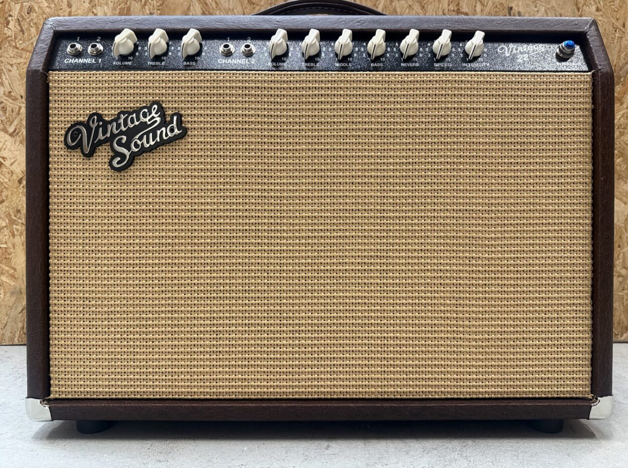 Vintage sound 22 deluxe , 112" combo, brown ostrich