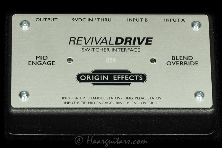 ORIGIN EFFECTS, REVIVAL DRIVE switcher interface