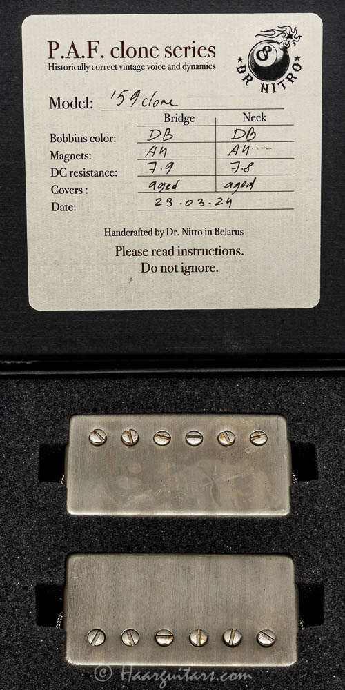Dr. Nitro, '59 CLONE, SET, A4-7.9, A4-7.8, NICKEL AGED