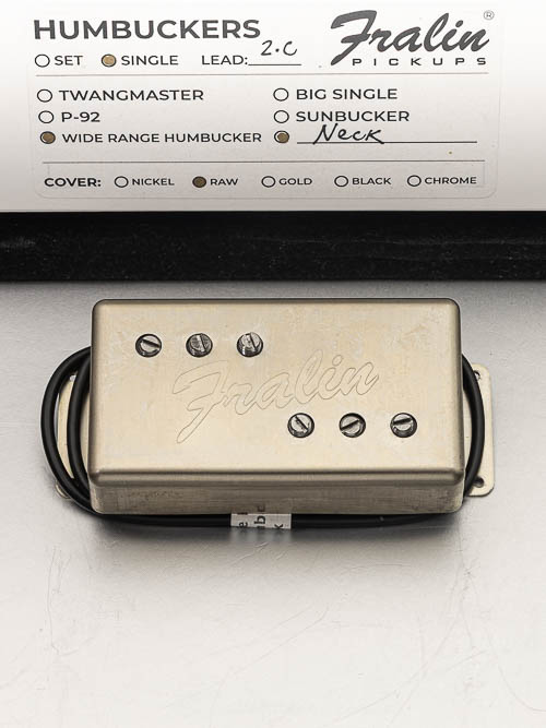Lindy Fralin, HB, wide range, neck, raw nickel